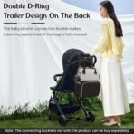 StarAndDaisy Diaper Bags for Mom/Maternity Bags for Mother and Baby with Multi Compartments, Insulated Bottle Pockets, Waterproof, 30L capacity - Black Grey - Fast Shipping to USA & Canada - Image 7