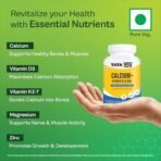 TATA 1mg Veg Calcium & D3 Citrate Malate - 90 Tabs - Fast Shipping to USA & Canada - Image 5