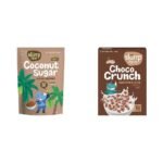 Slurrp Farm Coconut Sugar Natural Sweetener 300g & Slurrp Farm Choco Crunch Chocolate Cereal 400g - Fast Shipping to USA & Canada