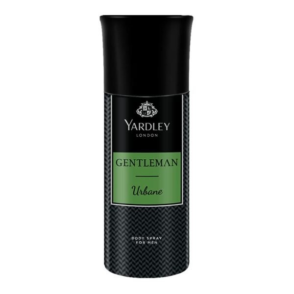 Yardley Gentleman Fresh Urbane Body Spray Bottle For Men, 150Ml - Fast Shipping to USA & Canada