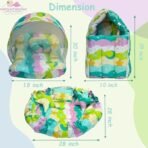 Infantbond Reversible Nest Mattress with Net (Pista Green Star) ? Fast Shipping to USA & Canada - Image 3