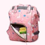 MOM CARE Waterproof Mother Bag for Babies, Diaper Bag for Baby, Maternity Travel Backpack Spacious Cushioned Shoulder Strap Many Compartment Multi Utility Large.(Pink) - Fast Shipping to USA & Canada - Image 3