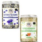 Online Quality Store Butterfly Pea & Lemongrass Herbal Tea Combo (2 x 100g) - Fast Shipping to USA & Canada - Image 2