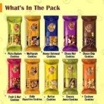 Unibic Snack bar Multigrain choco - 360g - 12 Count & UNIBIC Cookies, Assorted Cookies, 75 g (Pack of 10) - Fast Shipping to USA & Canada - Image 7