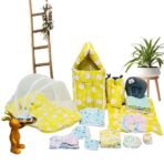 Infantbond 60 in 1 Summer Baby Gift Set (Yellow Kitty) ? Fast Shipping to USA & Canada - Image 2