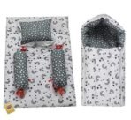 Infantbond Bedding & 3-in-1 Carry Bag Combo (Star & Moon Grey) ? Fast Shipping to USA & Canada - Image 2