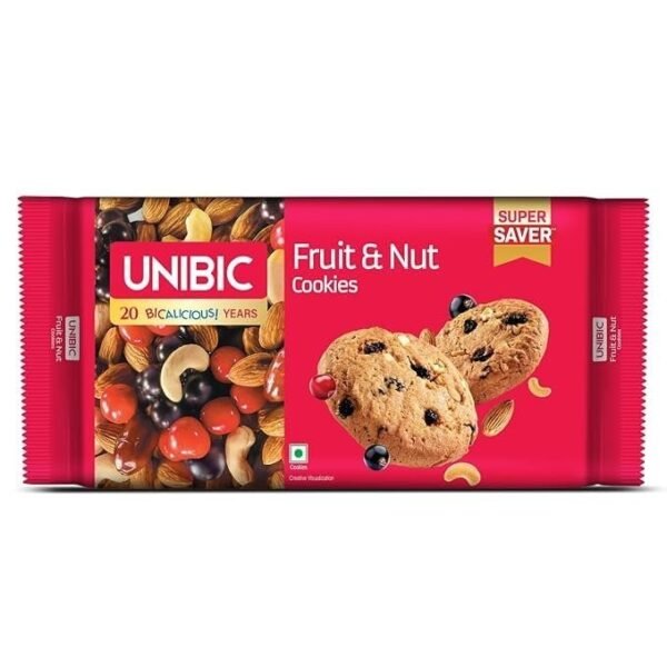 UNIBIC Cookies, Fruit & Nut Cookies, 450/500 g | Fruit Biscuits | Fruit and Nut Biscuits. - Fast Shipping to USA & Canada