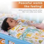 a baby cherry - Baby Swaddle Wrap for New Born || Adjustable Swaddle for New Born Baby || 100% Cotton Soft Baby Blanket for 0-6 Months - Pack of 2 (Multi-Color, 200 GSM) - Fast Shipping to USA & Canada - Image 7