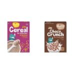 Slurrp Farm Sathu Maavu Multigrain Health Mix Ragi Dals & Almonds 200g & Slurrp Farm Choco Crunch Chocolate Cereal 400g - Fast Shipping to USA & Canada