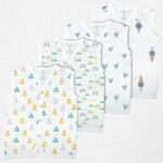 1ST STEP Muslin Jhabla (Medium (3-6 Months), White) - Fast Shipping to USA & Canada