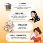 DiSano Cold Pressed Virgin Coconut Oil , 250 ml - Fast Shipping to USA & Canada - Image 5