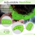 a baby cherry - Baby Bibs | Bib For Baby | Comfortable Soft, Durable, Easy Wipe, Waterproof, Adjustable Neckline Buttons | Silicone Bib for Feeding Infants and Toddlers| (6M to 5Y) Set of 2 - Fast Shipping to USA & Canada - Image 7