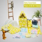 Infantbond 60 in 1 Summer Baby Gift Set (Yellow Kitty) ? Fast Shipping to USA & Canada - Image 3
