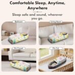 StarAndDaisy 2-in-1 Baby Sleeping Bag with Mosquito Net for Newborn/Soft & Breathable Cotton Sleeping Sack Cum Wrapper/Foldable Bag for Baby Protection/Infant (0-12 Months)-Ocean Print - Fast Shipping to USA & Canada - Image 7
