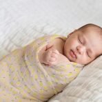 haus & kinder Muslin Swaddles for Newborn ? Pack of 3 | 100% Cotton Baby Swaddle Blankets | Soft, Breathable, Lightweight, Organic | 100x100 cm ? Citrus Groove Collection (Multicolor) - Fast Shipping to USA & Canada - Image 3