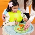 a baby cherry - Baby Bibs | Bib For Baby | Comfortable Soft, Durable, Easy Wipe, Waterproof, Adjustable Neckline Buttons | Silicone Bib for Feeding Infants and Toddlers| (6M to 5Y) Set of 2 - Fast Shipping to USA & Canada - Image 5