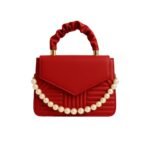 Routica Women Premium Pearl Sling Bag | PU Structured Crossbody with Magnetic Snap | Stylish Party Shoulder Handbag for Casual & Evening Outfits - Fast Shipping to USA & Canada