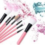 FOCALLURE PINK MAKEUP BRUSHES SET OF 12pcs. WITH BARREL BOX MAKE-UP BRUSHES KIT FOR GIRLS AND WOMEN - Fast Shipping to USA & Canada - Image 4