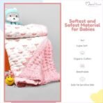 MOM'S Home Organic Cotton Baby Quilt | 100 * 150cm | 0-5 Years | Royal Elephant - Fast Shipping to USA & Canada - Image 6