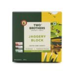 Two Brothers Organic Farms - Handmade Sugarcane Jaggery Block (900g) | Unrefined, Preservative-Free, Nutrient-Rich Gud | Iron-Boosting | Healthy Sugar Substitutes - Fast Shipping to USA & Canada