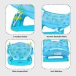 1st Step Baby Bather with 3 Level Recline and Anti-Skid Base (Blue) - Fast Shipping to USA & Canada - Image 3