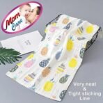 MOM CARE Muslin Bath Towel for Babies Cotton Super Soft Towels for Newborn Baby Highly Absorbent Bathing Towel,Kids Boys and Girls (Pack of 1) White Size 60 x 120 cm - Fast Shipping to USA & Canada - Image 7