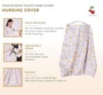 A Baby Cherry - Nursing Cover, Nursing Covers for Feeding Mom, Feeding Cover Breastfeeding Mother, Feeding Cover for mom, Multi-Use, Breathable, 360 Full Privacy (Yellow) - Fast Shipping to USA & Canada - Image 5