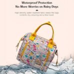 StarAndDaisy Diaper Bag for Mother Travel, New Born Baby with Light Weight and Potable Design for Mom with Multi Compartments, Waterproof Baby Bag with Ultra Soft Fabric, Mini Unicorn Print - Fast Shipping to USA & Canada - Image 7