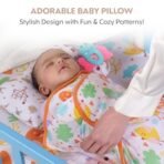 a baby cherry Organic Cotton Baby Pillow for Newborns (0M to 3 Years) ? Unisex | Washable | Pillow Cover Included - Fast Shipping to USA & Canada - Image 5