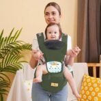 StarAndDaisy Baby Carrier for 0 to 3 Year Baby/Baby Carrier with 9-in-1 Adjustable/Baby & Toddler Carrier Sling with Hip Seat/Large Storage & Phone Pocket -Green - Fast Shipping to USA & Canada - Image 2