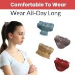 TEMPERIA (4 pcs) Hair Clips for Women & Girls - Clutcher Clutches Claw Clip Accessories - Stylish, Fashional (Random Colors & Designs) (DN05) - Fast Shipping to USA & Canada - Image 5