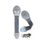 Kids Station Made in India Furniture Safety Locks for Kids, Child Safety Locks for Drawer, Cabinet, Cupboard, Baby Proofing Product, Strong Adhesive Safety Lock (Grey, Pack of 2) - Fast Shipping to USA & Canada