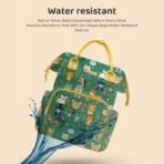 StarAndDaisy Diaper Bag for Mothers for Travel/Diaper Bags for Mom with Multiple Pockets, Baby Bag for Mother Travel 26L Capacity with 3 Double Insulated Pockets- Jungle Print - Fast Shipping to USA & Canada - Image 7