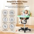 StarAndDaisy Little Nest Baby High Chair/Study Chair/Multifunctions Baby Chair for 6 Months to 6 Years Girls & Boys, Height Adjustable, Detachable Tray & One-Hand Adjustable - Green - Fast Shipping to USA & Canada - Image 3