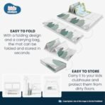 Kids Station Double-Sided Waterproof Baby Playmat - Foldable Portable & Reversible - Soft Foam for Kids Newborns Toddlers and Infants - Baby Carpet - Crawling Baby Play Mat (Indoor/Outdoor) - Non-Slip Crawl Floor Mat - 6.6ftx6ft or 200x180cm (Printed 1cm Thick) - Fast Shipping to USA & Canada - Image 5