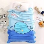 MOM CARE Fleece Winter Blanket for Newborn Baby Super Soft Warm Fluffy Infant Blanket Cozy Single Layered Pack of 1 Blue - Fast Shipping to USA & Canada - Image 3