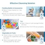 Mee Mee Baby Liquid Cleanser 500ml, Anti-Bacterial Kills 99.9% Germs | Cleanser for Bottles, Nipples, Accessories, Toys, Fruits & Vegetables | No Alcohol, One Drop Cleaning, Dermatologically Tested - Fast Shipping to USA & Canada - Image 5