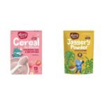 Slurrp Farm Baby Cereal Ragi Rice and Strawberry with Milk 200g & Organic Jaggery Powder 300g - Fast Shipping to USA & Canada