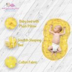 Infantbond Reversible Nest Mattress with Net (Yellow) ? Fast Shipping to USA & Canada - Image 4