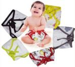 MOM CARES Muslin Cloth Nappies For Newborn Baby,Reusable Diapers, Cotton Langots,U Shaped Double Layer Nappy For boy and girl (Pack of 5) (9 Months up) Multicolor - Fast Shipping to USA & Canada - Image 3