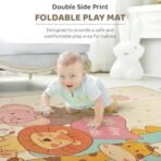 StarAndDaisy Play Mat for Babies, Toddlers & Infants/Baby Mats for Floor with Double Sided, Water Proof/Baby Play Mat for Kids Reversible & Foldable Design (Jungle +Giraffe) - Fast Shipping to USA & Canada - Image 3