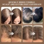 VETMOC Cover-Up Hair Powder- Black, Helps Cover Grey Roots & Bald Spots Instantly, Highly Pigmented, Fuller and Denser, Long-Lasting & Matte Finish, Super-Fine Powder for Flawless Application, 4gm - Fast Shipping to USA & Canada - Image 6