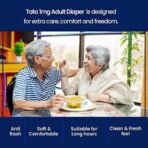 TATA 1mg Adult Diaper Tape Style - Medium (10) - Fast Shipping to USA & Canada - Image 7