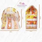 Infantbond Baby Bed Combo with Net & Carry Bag (Orange Fox) ? Fast Shipping to USA & Canada - Image 3