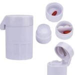 TEMPERIA (1 pcs) Tablet Cutter of All Size Pills - Medicine Splitters, Breaker and Crusher to Powder of Any Size Pill (Large & Small) - Durable & Ergonomic Design (MN01) - Fast Shipping to USA & Canada