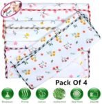 MOM CARE 100% Cotton Hand Towels For Newborn Baby Super Soft Wash Cloth For Babies, Extra Soft Hankies, Reusable Napkins High Absorbent Pack Of 8 White 31X 48 Cm, 400 TC - Fast Shipping to USA & Canada - Image 6