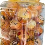 AB BRAND 3D Bursting Emoji Jelly Candy | Fruit Shaped Balls Candy | Mix Shaped Gummy Candy | Jelly Balls - 30 balls - Fast Shipping to USA & Canada