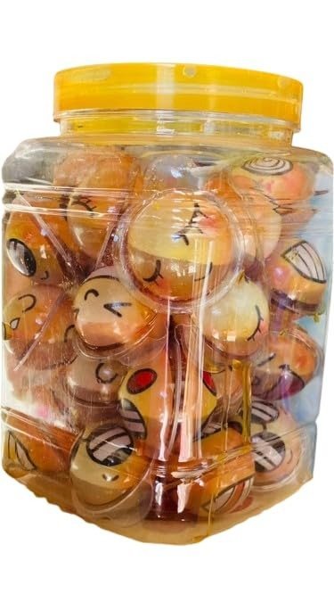 AB BRAND 3D Bursting Emoji Jelly Candy | Fruit Shaped Balls Candy | Mix Shaped Gummy Candy | Jelly Balls - 30 balls - Fast Shipping to USA & Canada
