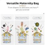 StarAndDaisy Baby Bag for Mothers Travel/Diaper Bags for Mom with Insulated Compartment/Diaper Bag for Mothers for Travel & Multiple Pockets, 12L Capacity- Dinosaur Print - Fast Shipping to USA & Canada - Image 4