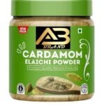 AB BRAND Cardamom Seed Powder | Elaichi Powder | Aromatic, Finely Ground, Non-GMO | Ideal for Exquisite Flavoring | 100 GM - Fast Shipping to USA & Canada